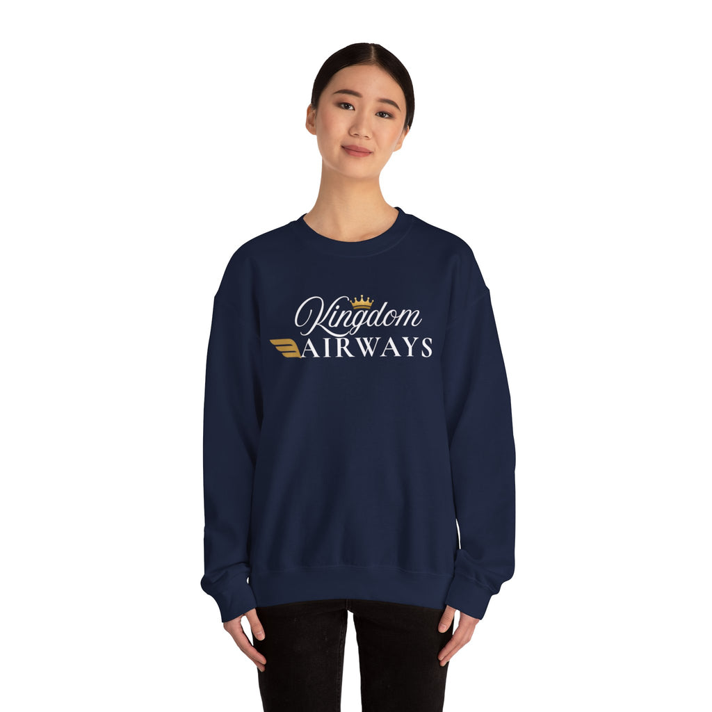 Kingdom Airways Sweatshirt - Depart for Rest, Arrive with Purpose
