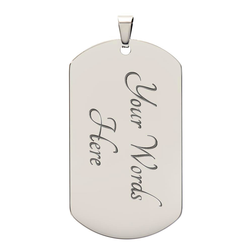 Faith Over Flight™ Dog Tag Necklace - Chrisitian Gift For Men & Women