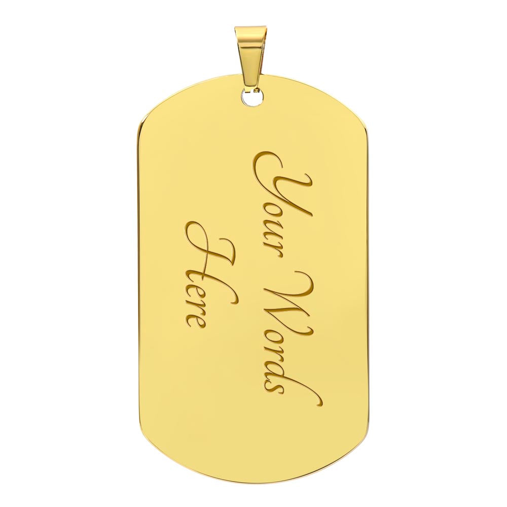 Faith Over Flight™ Dog Tag Necklace - Chrisitian Gift For Men & Women